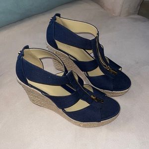 Michael / Michael Kors Damita Wedge - Navy - 10